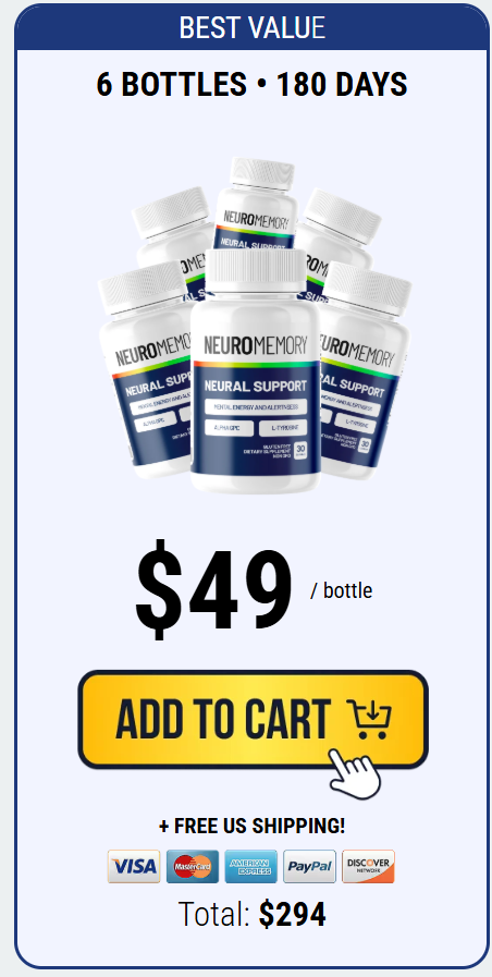 Neuro Memory- 6 Bottle